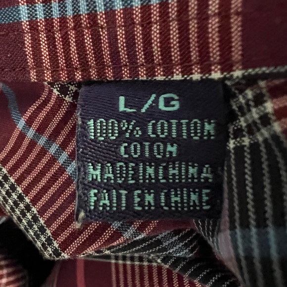 Sero by Forsyth button down dress shirt, size L No iron tailored cotton LIKE NEW - Picture 8 of 12